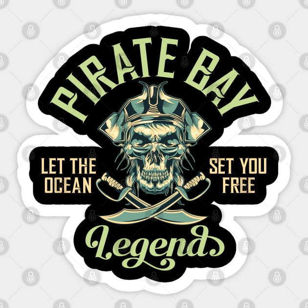 Pirate Sticker by Design by Nara